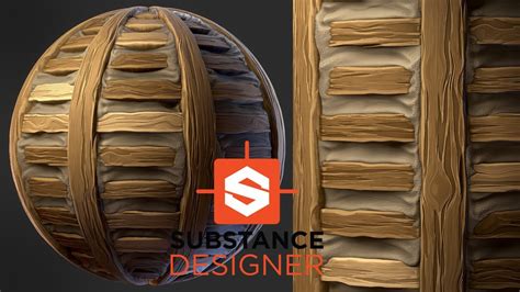 Stylized Wood Planks Lath Substance Designer YouTube