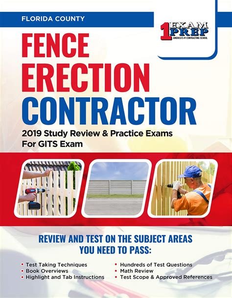 Florida Fence Contractor 2019 Study Review Practice Exams