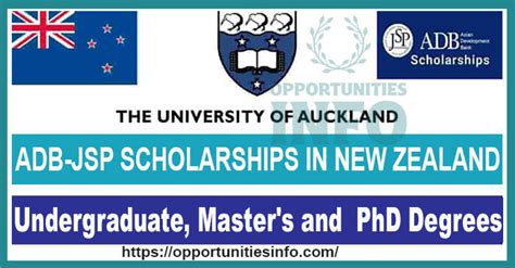 University Of Auckland Adb Scholarships In New Zealand 2025 2026 [funded]