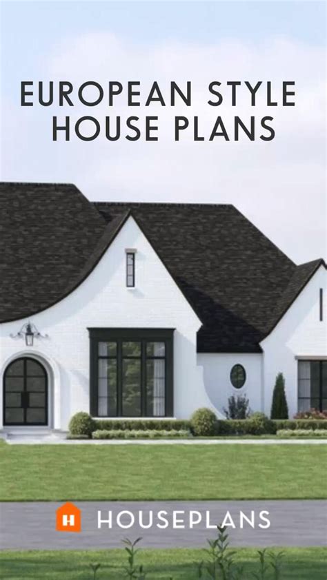 European Style House Plans | Large and Modern European Design | House ...