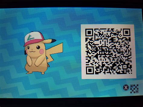 Pokemon Ash Pikachu Qr Code