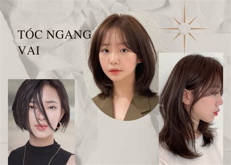 kieu toc ngang vai dep bat trend  tiki