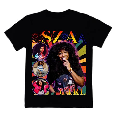 Sza Png SZA Bootleg T Shirt Design Digital File 300 DPI PNG File