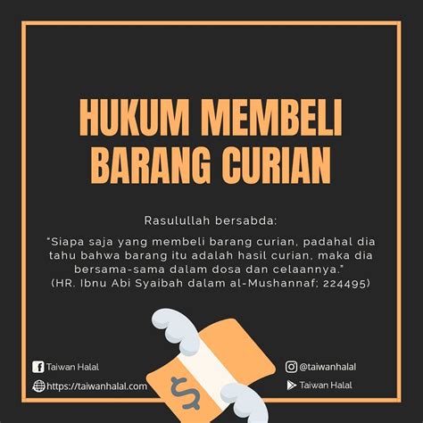 Hukum Jual Beli Barang Curian Dan Syarat Sah Jual Beli Dalam Islam