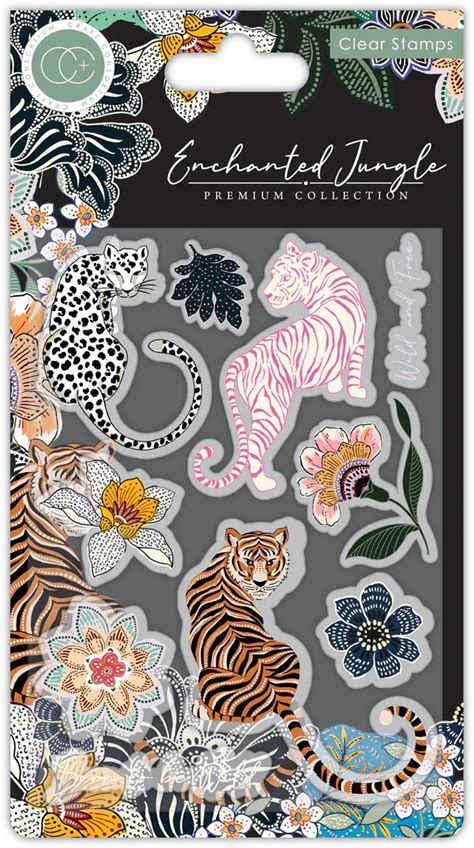 Craft Consortium Enchanted Jungle Stamp Set Papercraft Maniac