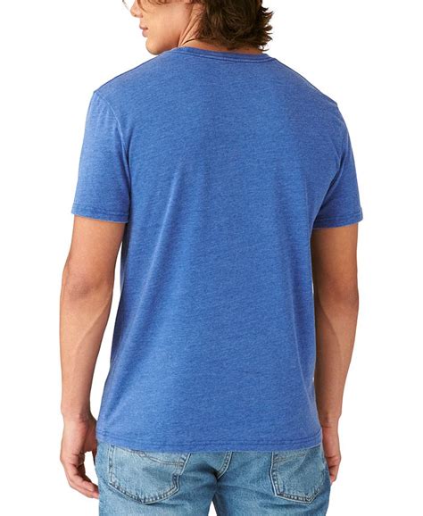 Lucky Brand Mens Crew Neck Miller Script Graphic T Shirt Macys