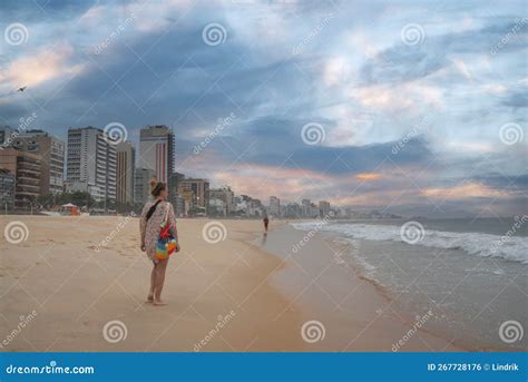 Leblon Beach in Rio De Janeiro Editorial Photo - Image of brasil, place: 267728176