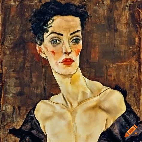 Portrait Of Women In Egon Schiele Style On Craiyon