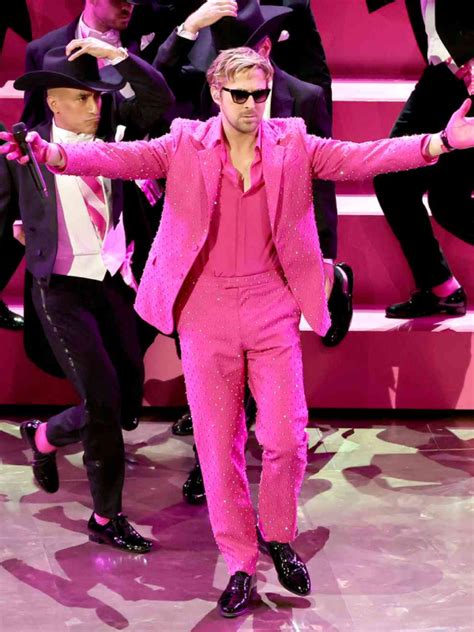 Ryan Gosling Oscar 2024 Pink Suit Free Shipping Order Now