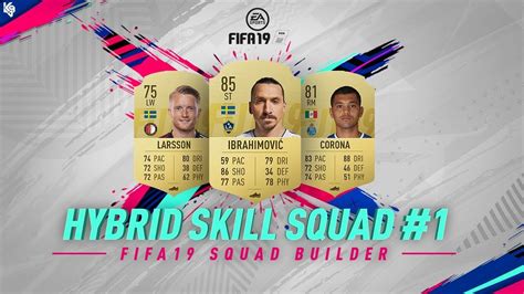 Hybrid Skill Squad Builder Ft Ibrahimovic Fifa Ultimate Team