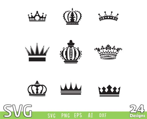 Royal Crown Svg Crown Svg Svg File Svg For Cricut Svg For