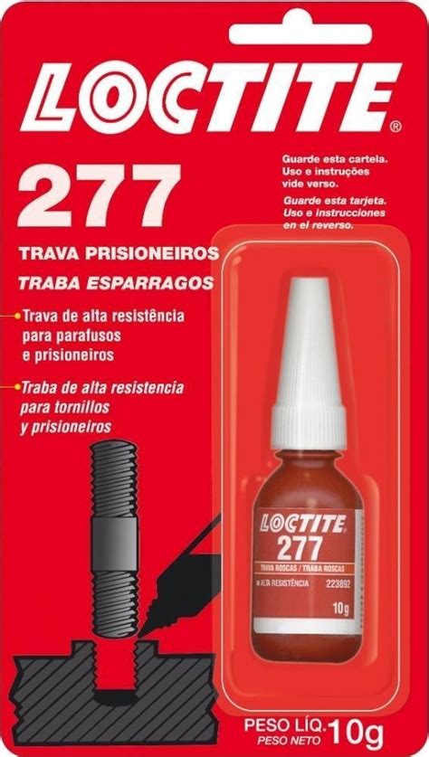 Cola Adesivo Trava Rosca Loctite 277 10gr R 44 99 Em Mercado Livre