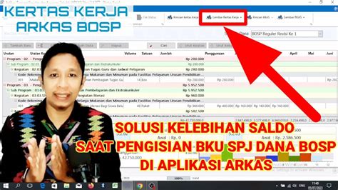 CARA MENGATASI KELEBIHAN SALDO SAAT PENGISIAN BKU ARKAS BOSP 2023 YouTube