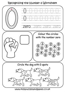 Printable Number Worksheets