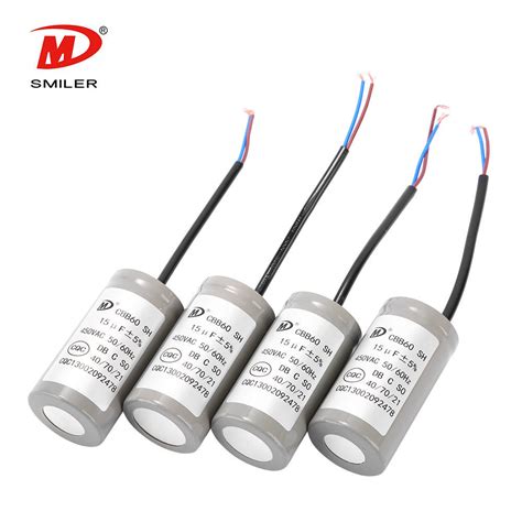 High Quality Smiler Cbb60 AC Motor Capacitor 450V 50 60 Hz For Washing