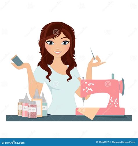 Sewing Cartoons, Illustrations & Vector Stock Images - 78944 Pictures ...