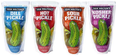 Buy Van Holten S Pickle In A Pouch Variety Pack 12 Pickles 3 Of Each