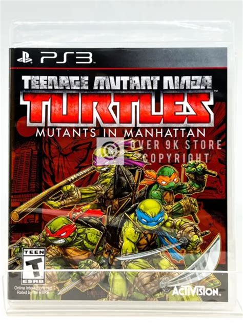 Teenage Mutant Ninja Turtles Mutants In Manhattan Ps3 Neuf