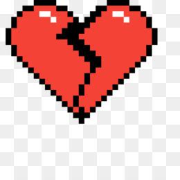 Minecraft Heart Pixel Art Grid