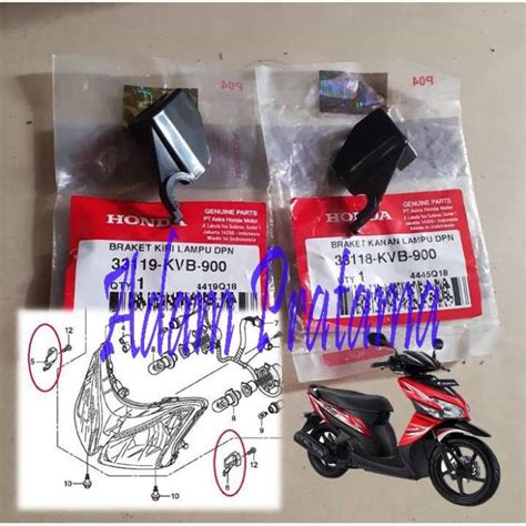 Jual Braket Kunci Reflekror Honda Vario Kancing Reflektor Vario Lama