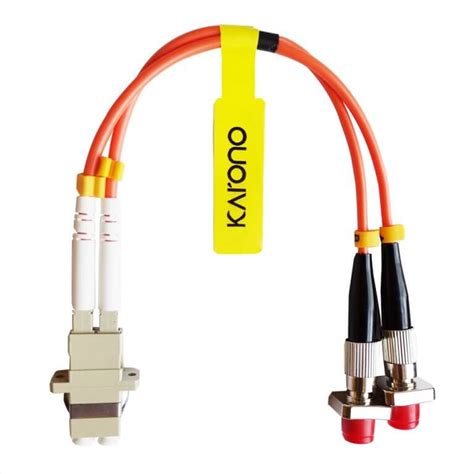 Karono LC To FC Fiber Optic Adapter Cable Multimode 62 5 125 Duplex