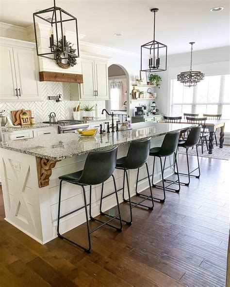 Grey Countertop On White Shiplap Kitchen Island Soul Lane