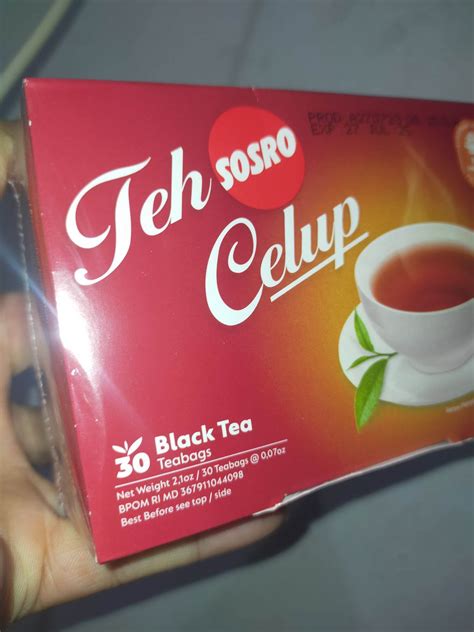 Teh Hitam Celup SOSRO Harum Nikmat Kemasan Box Isi 30 Bag Lazada