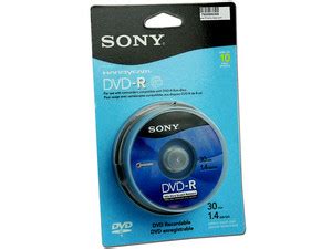 Paquete De Mini Dvd R Sony De Gb Pcel