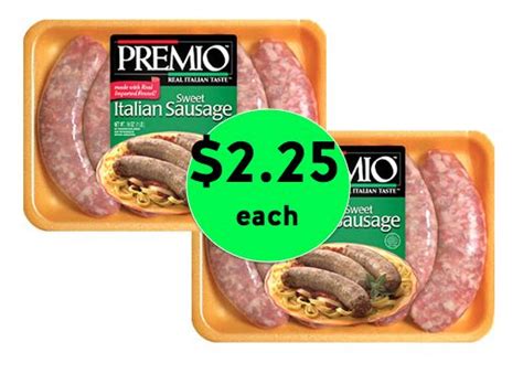 Great Deal On Premio Italian Sausage Only 225 Each At Winn Dixie