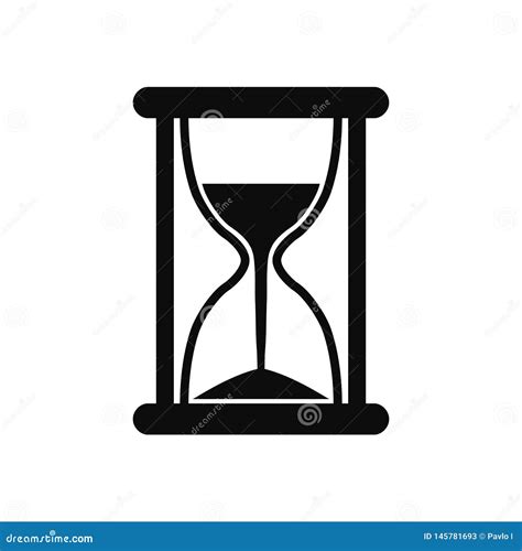 Hourglass Icon Sandglass Timer Clock Flat Icon For Apps And Websites