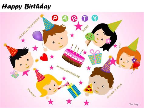 Happy Birthday Powerpoint Presentation Slides Graphics Presentation