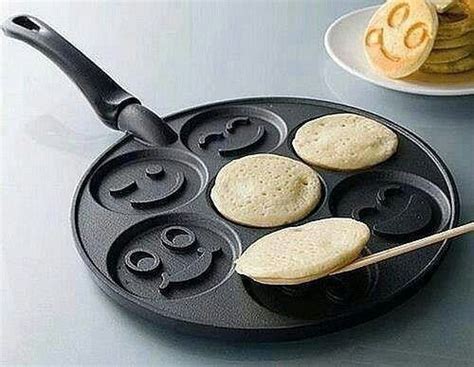 Smiley Face Pancake Pan Happy Pancakes Food