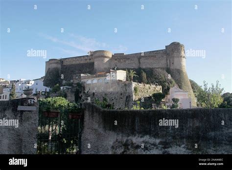 The 6th Century Aragonese Angevine Castle In Gaeta Italy Stock Photo