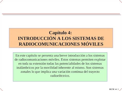 Ppt Rcm Cap Tulo Introducci N A Los Sistemas De