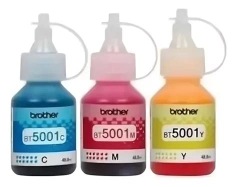 Kit De 3 Tintas Originales Brother Bt5001 c M Y Envío gratis