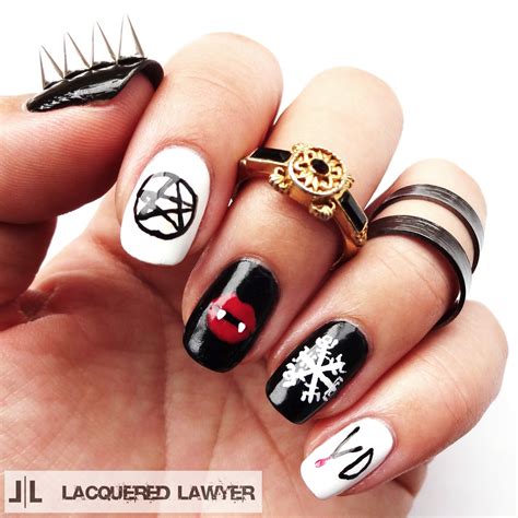 Lacquered Lawyer Nail Art Blog The Vampire Diaries