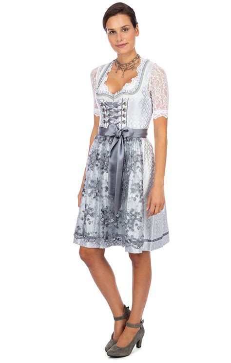 Kr Ger Dirndl Midi Dirndl Pcs Cm Sitara Lightgray Bestellen