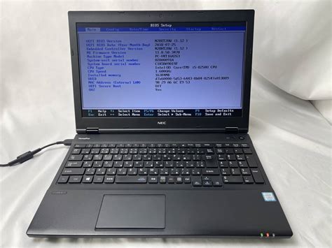 【やや傷や汚れあり】★1円～スタート！nec Versapro Vx 3 Intel Core I5 8250u 160ghz メモリ