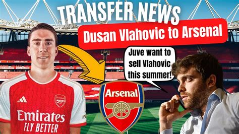 Arsenal To Move For Dusan Vlahovic Arsenal Transfer News Youtube