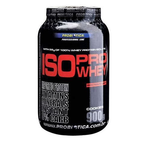 Iso Pro Whey Low Carb 900g Cookies Probiótica OtimaNutri