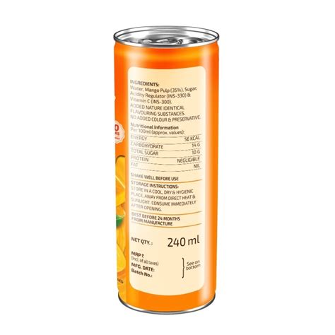 Morton Foods Mango Drink Exotic Mango Bliss In 240ml Can