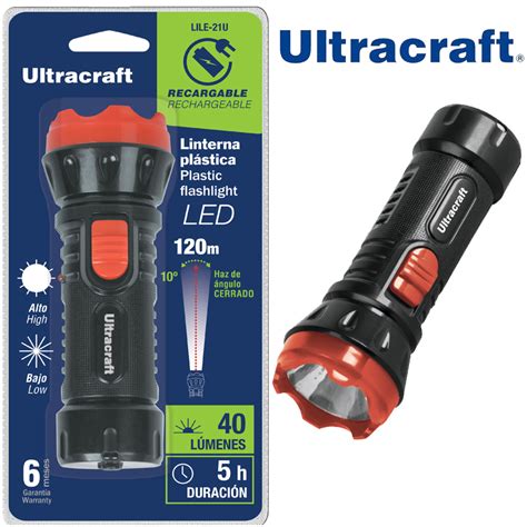 Linterna Recargable ULTRA LED 40 LUMENS MAFESA Mayoreo Ferretero S A