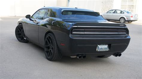 Black Dodge Challenger SRT8