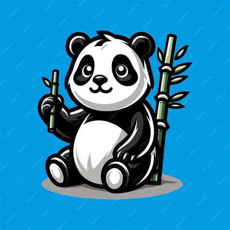 Premium Vector Cute Panda Vector Illustration