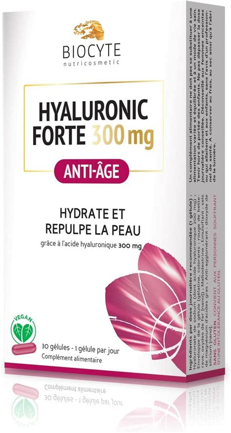 Biocyte Hyaluronic Forte Compl Ment Alimentaire Anti Ge