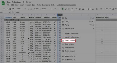 Google Sheets How To Insert And Delete Rows Columns And Cells