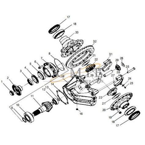 China 800368991 Main Reducer Assembly XCMG Mining Truck Spare Parts