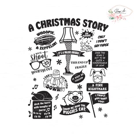 A Christmas Story Ralphie Christmas Svg Cutting Digital File Inspire