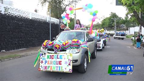 Desfile De Carros Alegoricos Eleccion Reina Del Carnaval De Usulutan