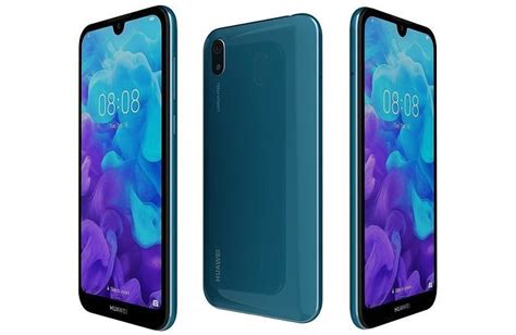 Huawei Y5 2019 Sapphire Blue 3D Model CGTrader